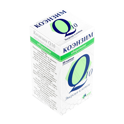 КОЭНЗИМ Q10 ЭНЕРГИЯ КЛЕТОК капс N30