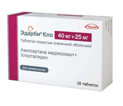 ЭДАРБИ КЛО таб 40мг/25мг N28