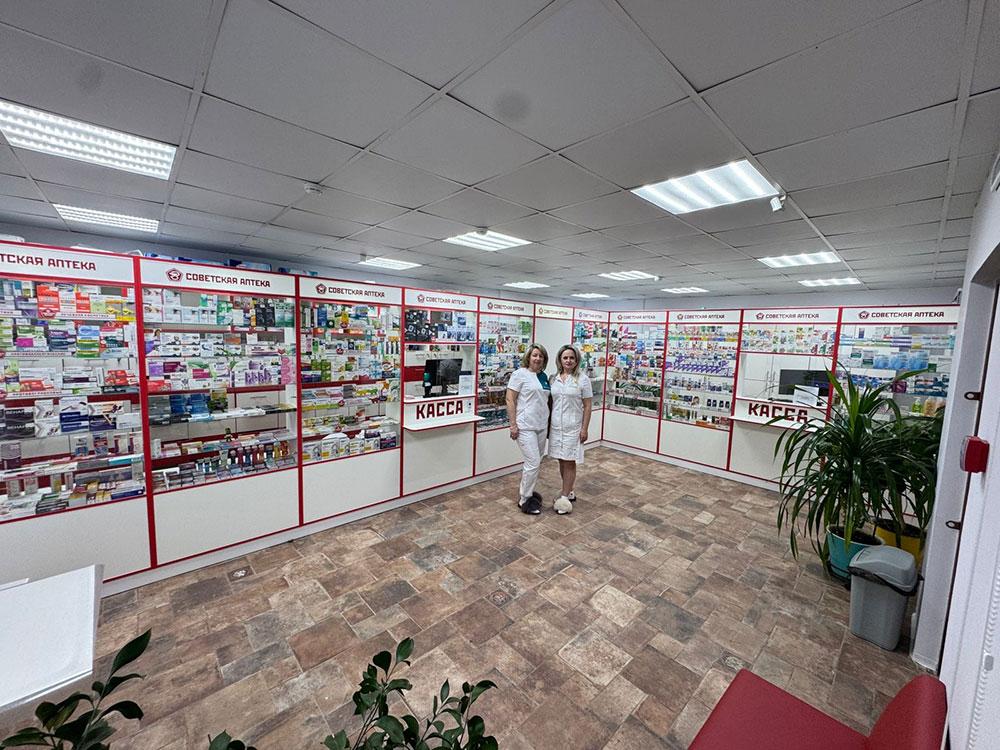 Открылась новая «СОВЕТСКАЯ АПТЕКА» по франшизе