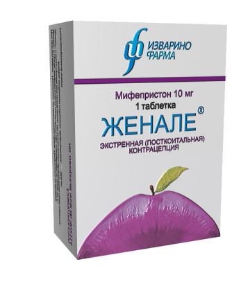 ЖЕНАЛЕ таб 10мг №1 