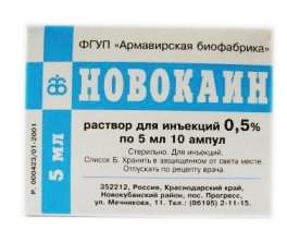 НОВОКАИН р-р амп 0,5% 10мл N10  Армавир