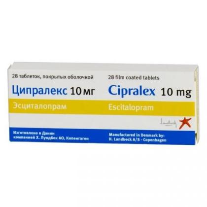 ЦИПРАЛЕКС таб 10мг N28