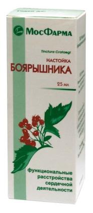 БОЯРЫШНИК настойка 25мл  Московская ФФ