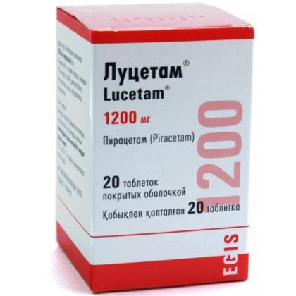 ЛУЦЕТАМ таб 1200мг N20