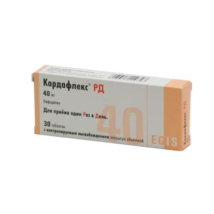 КОРДАФЛЕКС РД таб 40мг N30