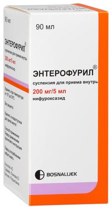 ЭНТЕРОФУРИЛ сусп 200мг/5мл 90мл ^^