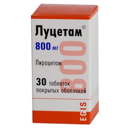 ЛУЦЕТАМ таб 800мг N30