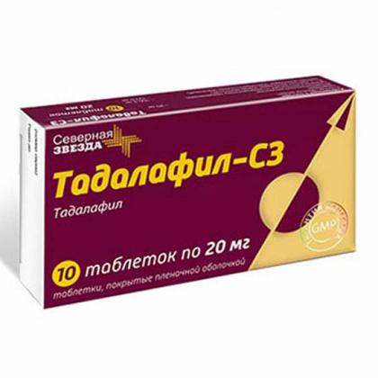 ТАДАЛАФИЛ-СЗ таб 20мг N10 