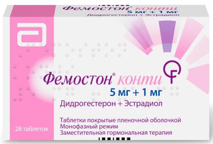 ФЕМОСТОН КОНТИ таб 1мг/5мг N28