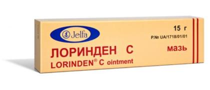 ЛОРИНДЕН С мазь 15г