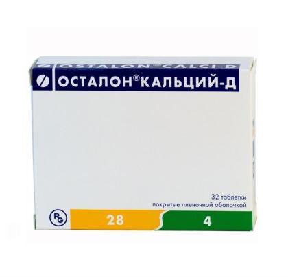 ОСТАЛОН КАЛЬЦИЙ-Д таб № 28+4