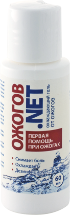 ОЖОГОВ НЕТ гель противоожоговый 60 мл   М