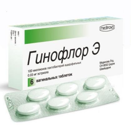 ГИНОФЛОР Э таб ваг №6