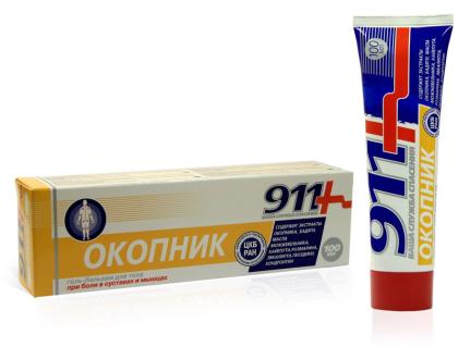 911 ОКОПНИК гель-бальзам (суст/мышцы) 100мл