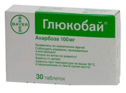 ГЛЮКОБАЙ 100мг N30 таб.