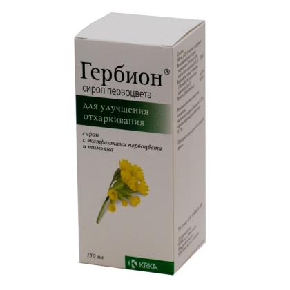 ГЕРБИОН ПЕРВОЦВЕТ сироп 150мл