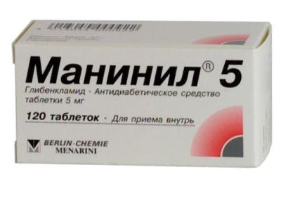 МАНИНИЛ таб 5мг N120