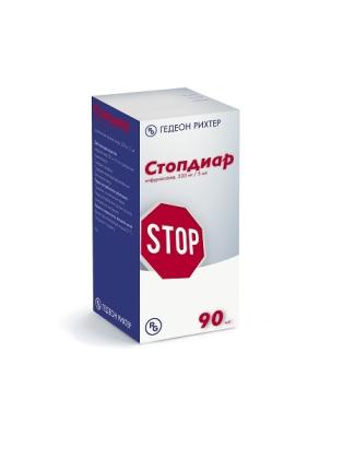 СТОПДИАР сусп 220мг/5мл 90мл