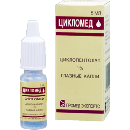 ЦИКЛОМЕД кап гл 1% 5мл
