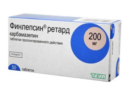 ФИНЛЕПСИН РЕТАРД таб 200мг N50 