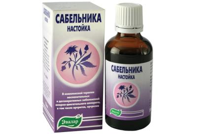 САБЕЛЬНИК настойка 50мл  Эвалар