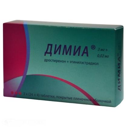 ДИМИА таб 3мг+0,02мг №28