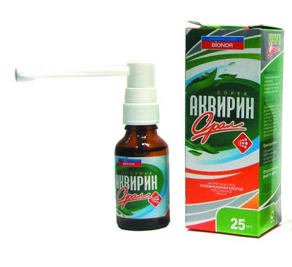АКВИРИН ОРАЛ спрей 25мл