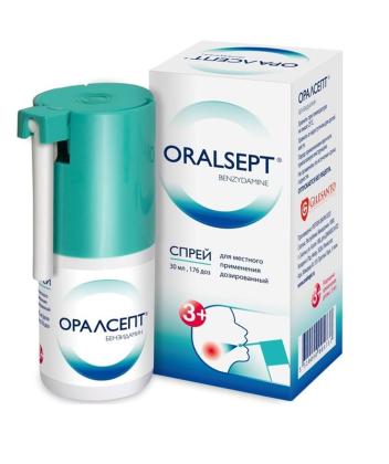 ОРАЛСЕПТ СПРЕЙ 0,255мг/доза 30мл (176доз)