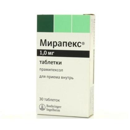 МИРАПЕКС таб 1мг N30