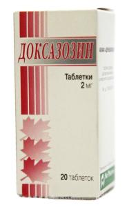 ДОКСАЗОЗИН таб 2мг N20  НьюФарм/Вектор