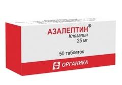 АЗАЛЕПТИН таб 25мг N50