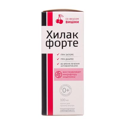 ХИЛАК ФОРТЕ ВИШНЯ капли 100мл 