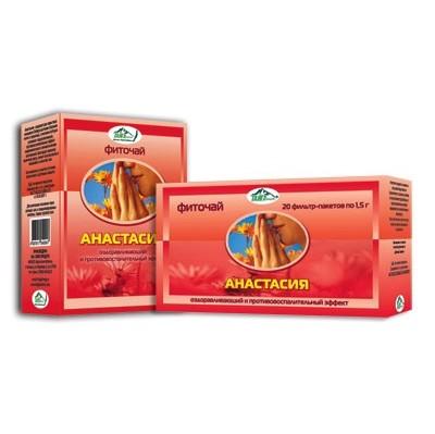 АНАСТАСИЯ чай ф/п 1,5г №20  Тайга-Продукт