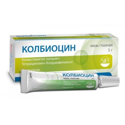КОЛБИОЦИН 5мл гл.мазь