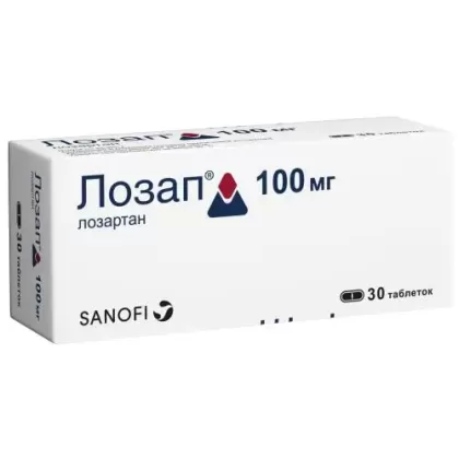 Лозап таб. п/п/о 100мг №30